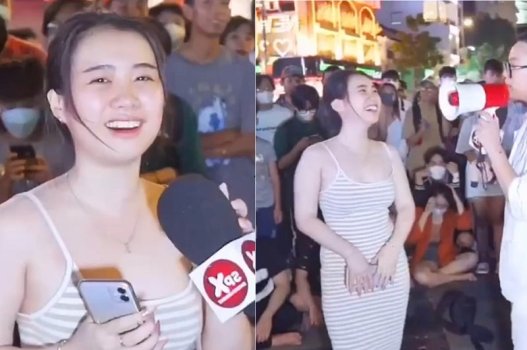 คลิปเพศของ Khanh Tram มีความปรารถนาและความพึงพอใจ
