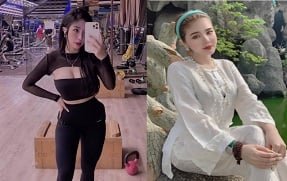 Minh Thu โชว์ร่างเซ็กซี่ของเธอในชุดแน่นที่มีเสน่ห์